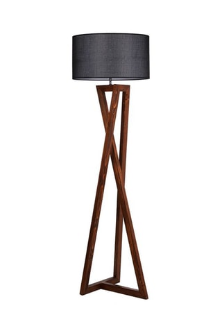 Lampadaire Viran - Blanc et doré - 60 W