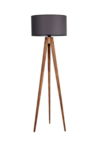 Lampadaire Tripod - Naturel et gris