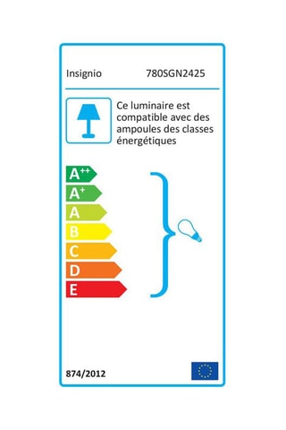 Lampadaire trépied - Blanc cassé et imitation chêne