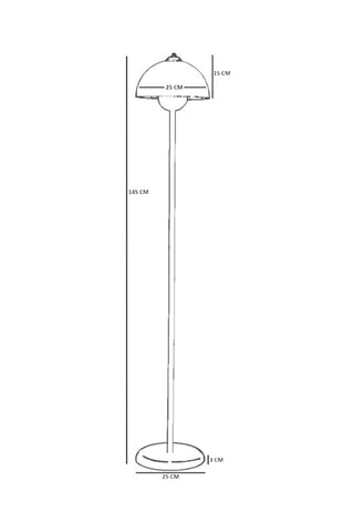 Lampadaire - Noir - 40 W