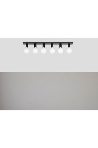 Plafonnier Mirro - Noir - 40 W