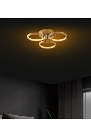 Plafonnier LED Halka  Doré