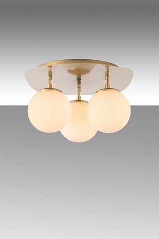 Plafonnier Well - Doré - 3 x 40 W