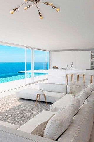 Plafonnier Banana - Doré - 6 x 40 W