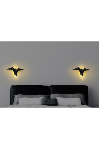 Applique murale LED Pacali - Noir - 1 W