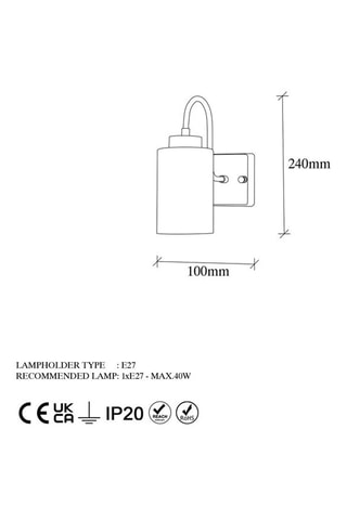 Applique murale Duzsuz - Doré