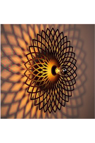 Applique murale Fellini - Noir - 40 W