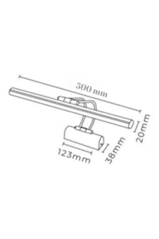 Applique murale LED Flüt - Doré