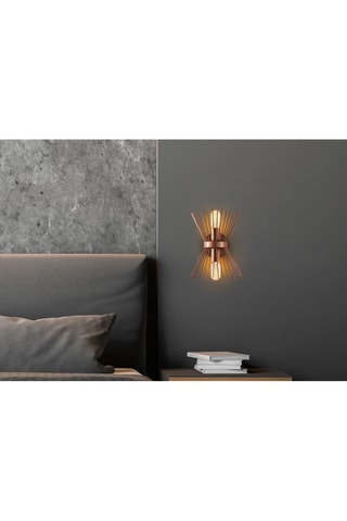 Applique murale - Cuivre - 2 x 40 W