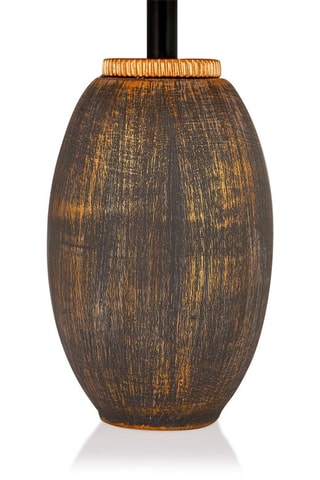 Lampe à poser TM169 - Marron et doré