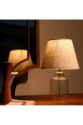 Lampe à poser Saglam - Crème