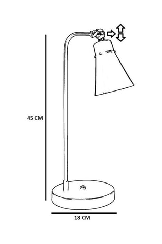 Lampe à poser - Doré - 60 W