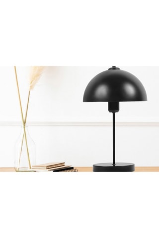 Lampe à poser en bois Lungo -  Noir - 60 W