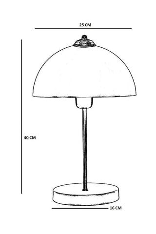 Lampe à poser en bois Lungo -  Noir - 60 W