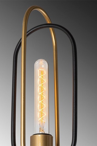 Lampe à poser - Noir et doré - 40 W