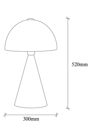 Lampe à poser Dodo - Blanc et doré - 40 W