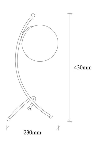 Lampe à poser - Cuivre - 40 W