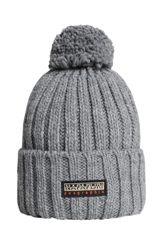Gorro com pompom Fea 2 Bobble - Cinzento-claro - Napapijri