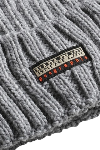Gorro com pompom Fea 2 Bobble - Cinzento-claro - Napapijri