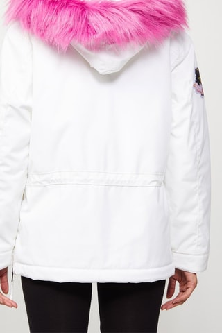 Parca com capuz Skidoo Fiorucci Branco