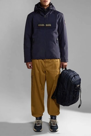 Corta-vento com capuz Rainforest - Azul-marinho - Napapijri