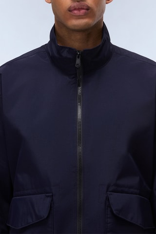 Casaco A Giovi - Azul-marinho e laranja