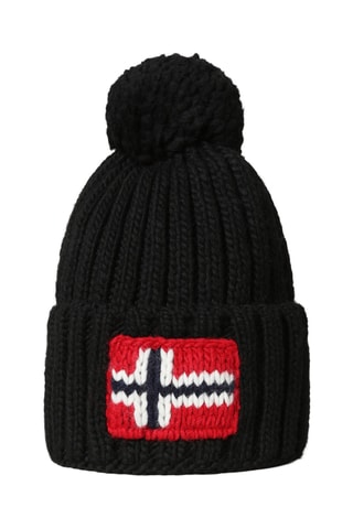 Gorro com pompom Semiury - Preto