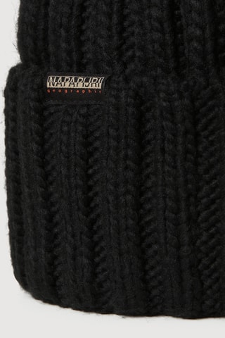 Gorro com pompom Semiury - Preto
