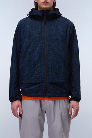 Casaco com capuz A Tartuca - Azul-marinho e preto