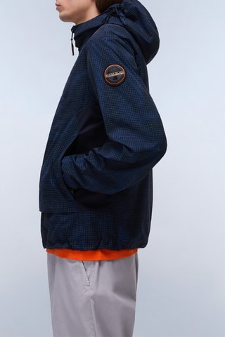 Casaco com capuz A Tartuca - Azul-marinho e preto