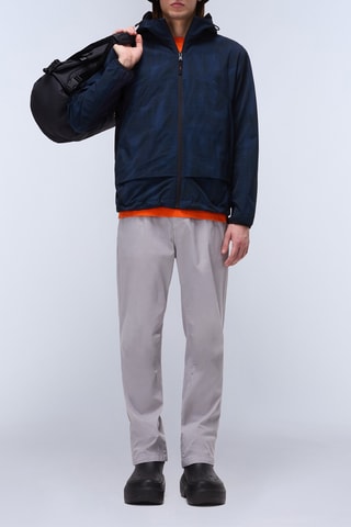 Casaco com capuz A Tartuca - Azul-marinho e preto