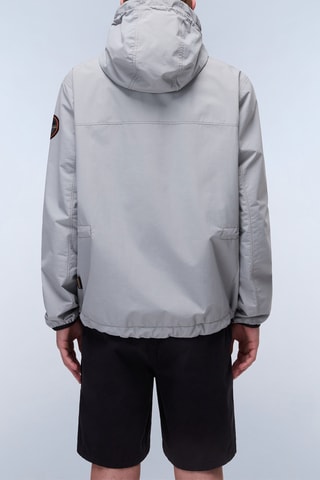 Casaco com capuz A Tundra - Cinzento e preto