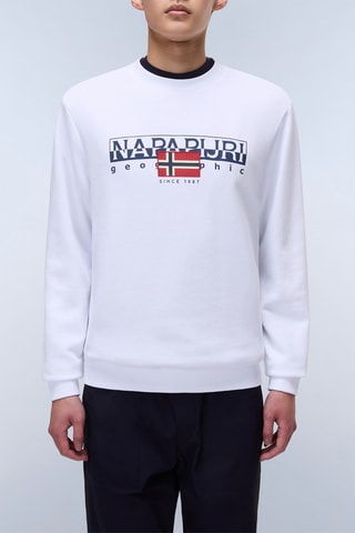 Sweat B Aylmer - Branco e vermelho