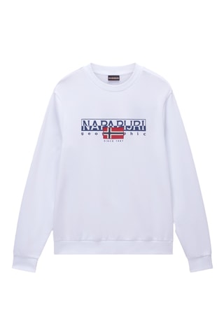 Sweat B Aylmer - Branco e vermelho