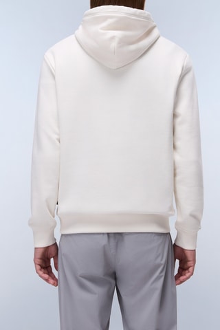 Sweat com capuz B Box - Branco e antracite