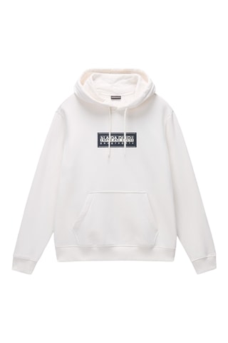 Sweat com capuz B Box - Branco e antracite