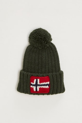 Gorro com pompom Semiury - Verde-escuro