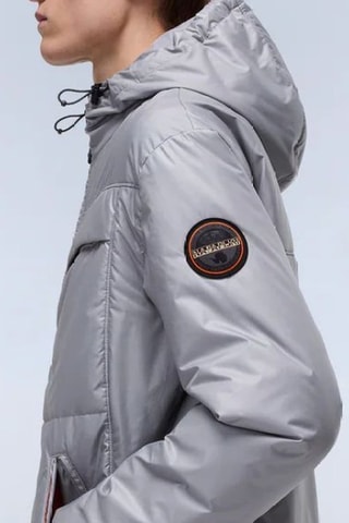 Casaco com capuz A-Sovana - Cinzento-claro