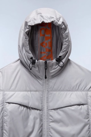 Casaco com capuz A-Sovana - Cinzento-claro