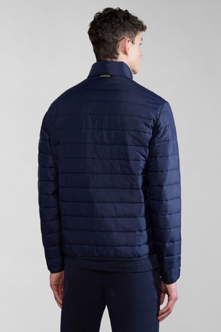 Blusão de penas Acalmar - Azul-marinho