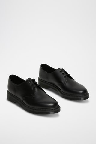 Derbys en cuir vegan - Noir