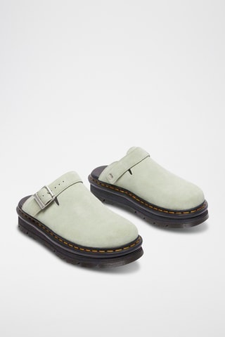 Mules en cuir Zebzag - Vert amande