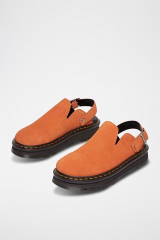 Mules en cuir Zebzag - Orange