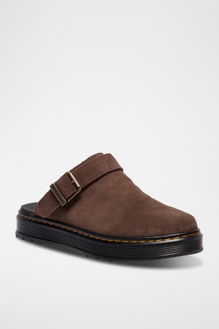 Mules en nubuck rookline - Marron