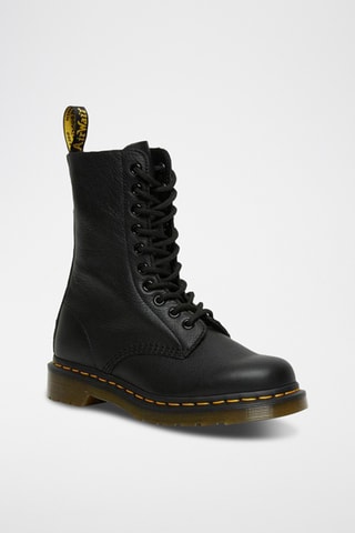 Bottines montantes en cuir 1490 - Noir