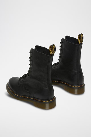 Bottines montantes en cuir 1490 - Noir