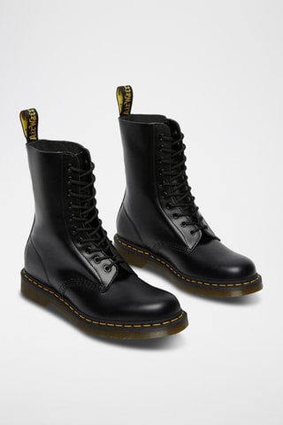 Bottines en cuir Amaayah Lo Orleans - Noir