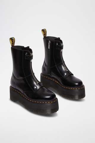 Bottines en cuir Jetta Hi Max - Noir