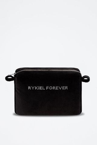 Trousse en velours - Noir