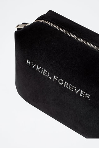 Trousse en velours - Noir